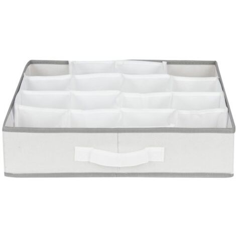 COMPACTOR - Séparateur de tiroir life 16 compartiments blanc