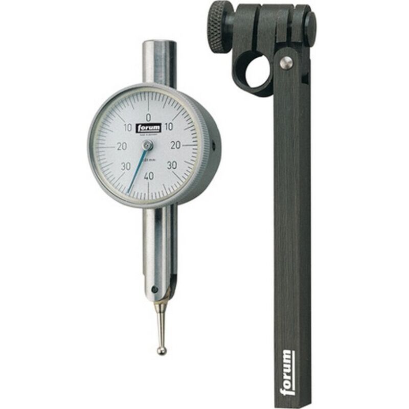 Forum - Comparateur à palpeur orientable avec capteur de mesure pivotant, ø de la bague extérieure : 28 mm, Lecture 0,01 mm, Plage de mesure 0,8 mm