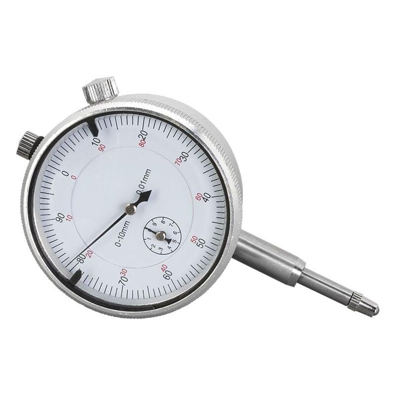 Fervi - Comparateur centesimal avec horloge 60 mm 0-10 mm resolution 001 mm