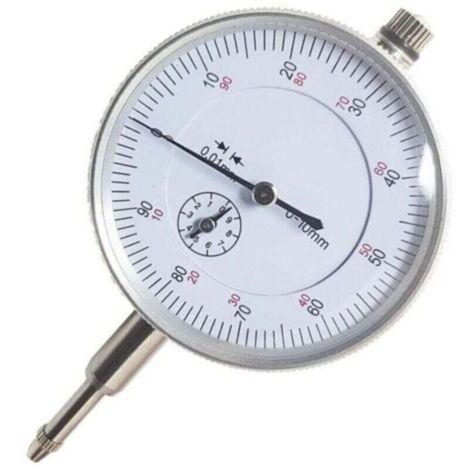 Comparateur Centesimal professionnel, résolution 0.01 mm pour base magnétique, 0-10 mm
