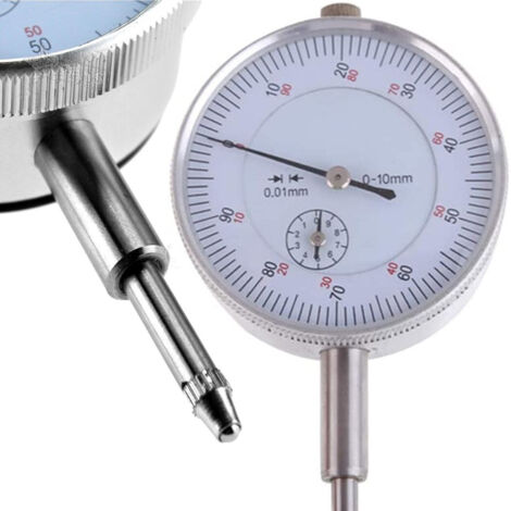Comparateur Centresimal 0-10mm Resolution 0.01mm Pour Base Magnetique