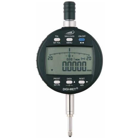 Comparateur DIGI-MET IP42 12,5 mm lecture en mm 0,0005 numérique HELIOS PREISSER