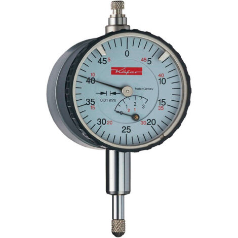 Comparateur KM4 T 3 mm lecture 001 mm paroi arrière magnétique avec étalonnage