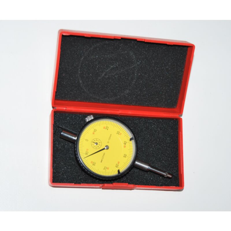 Image of Comparatore analogico centesimale orologio base magnetica 0 10 mm ros 322
