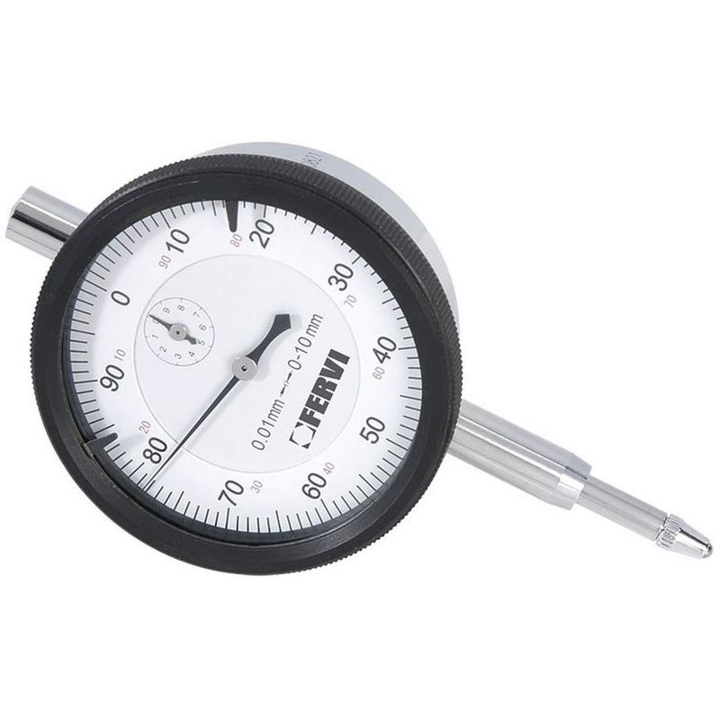 Image of Comparatore centesimale a orologio 0 - 10 mm risoluzione 0,01 mm Fervi c002