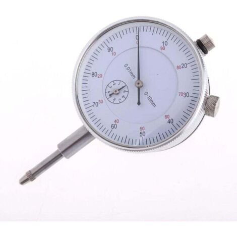 Comparatore di precisione metrico con comparatore di precisione da 0,01 mm, intervallo 0-10 mm