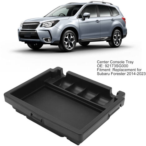 Compartimento de almacenamiento central para Subaru Forester 2014-2023  92173SG000  Bandeja de ABS resistente a los arañazos