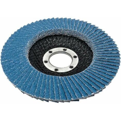 Compartiments Disques bleu 10 pièces 125 mm grain 80 Inox Disques Abrasifs Disques à Lamelles，