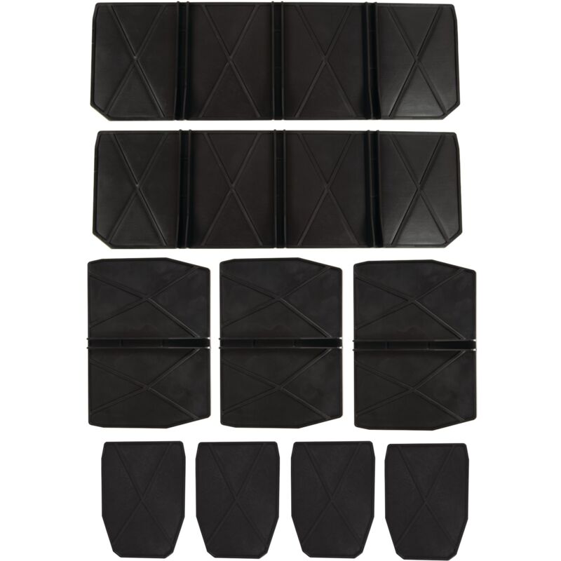 Einhell - Kit de casiers en plastique (9 casiers: 2 longs, 3 taille moyenne, 4 petites, pour malette de rangement E-Case)