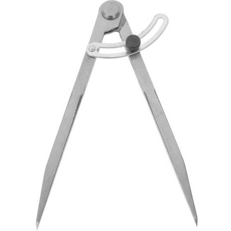 Compas à Pointes Sèches Professionnel en Acier Carbone Compas 300mm Grand Diamètre pour Charpentier Menuisier Ébéniste Architecte Tailleurs de pierre, Jauge Precision de Marquage Industriel