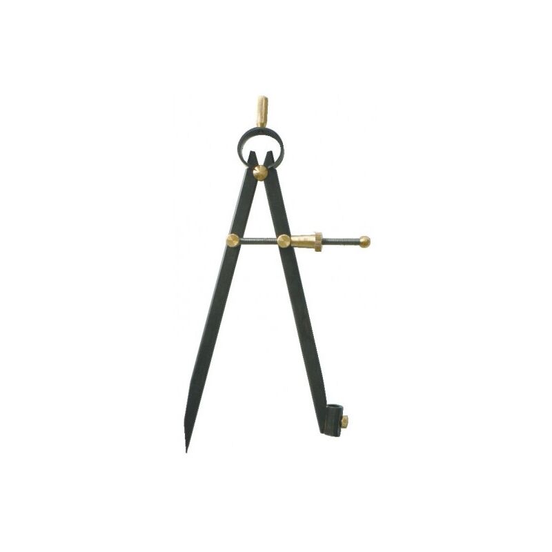 Taliaplast - sofop Compas à ressort porte-crayon 200mm acier bruni