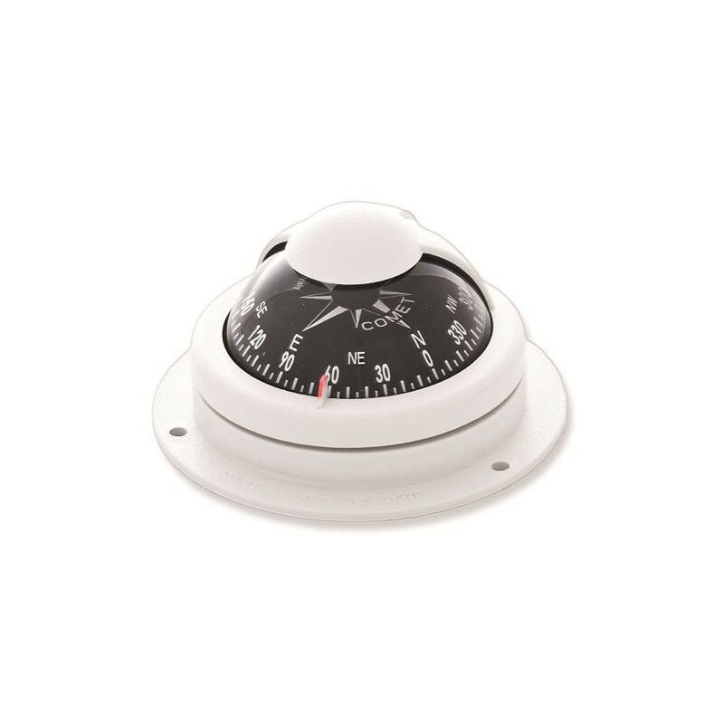 Compas comet BC1 plat pont gris Riviera diam 48 mm / rose noire