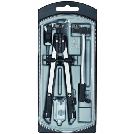 Compas de ajuste rápido de alta calidad. Con articulaciones en ambos brazos. Para circunferencias de hasta 340 mm de diámetro. Con adaptador universal
