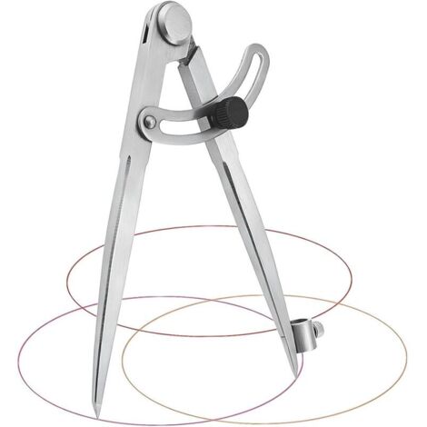 Compas de Mesure, compas professionnel grand, compas professionnel menuisier, Compas à Pointes Sèches, Pour le dessin circulaire, le travail du bois, le travail des métaux et l'artisanat du cuir