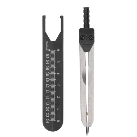 Compas de mesure en acier inoxydable 0-6 cm pour soins infirmiers et dessin technique