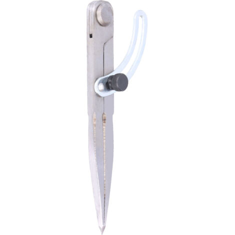 Compas de traçage en acier carbone, réglable pour menuiserie, 126 mm