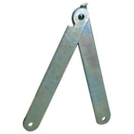 Compas de tréteau, droit et gauche, pour tréteau, à visser, L 275 H20 mm, 2 pièces