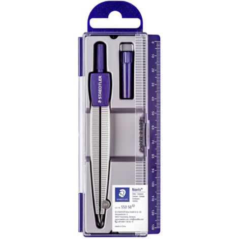 Compas d'écolier avec étui à mine, Staedtler