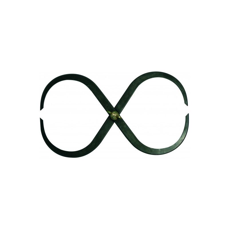 Sofop - taliaplast - compas gabarit 200mm acier bruni - 200 mm