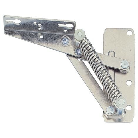4x rotule pour vérin de meuble compas support pivot connecteur métal chromé  attache rapide porte rabattable