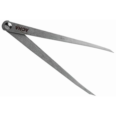 COMPAS PLANO ZINCADO DE PUNTAS 300MM - ACHA