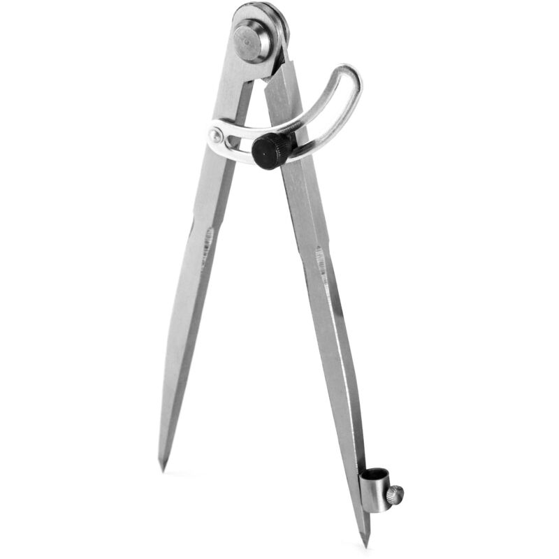 Compas pointu 200 mm, compas menuisier, compas grand diamètre avec
