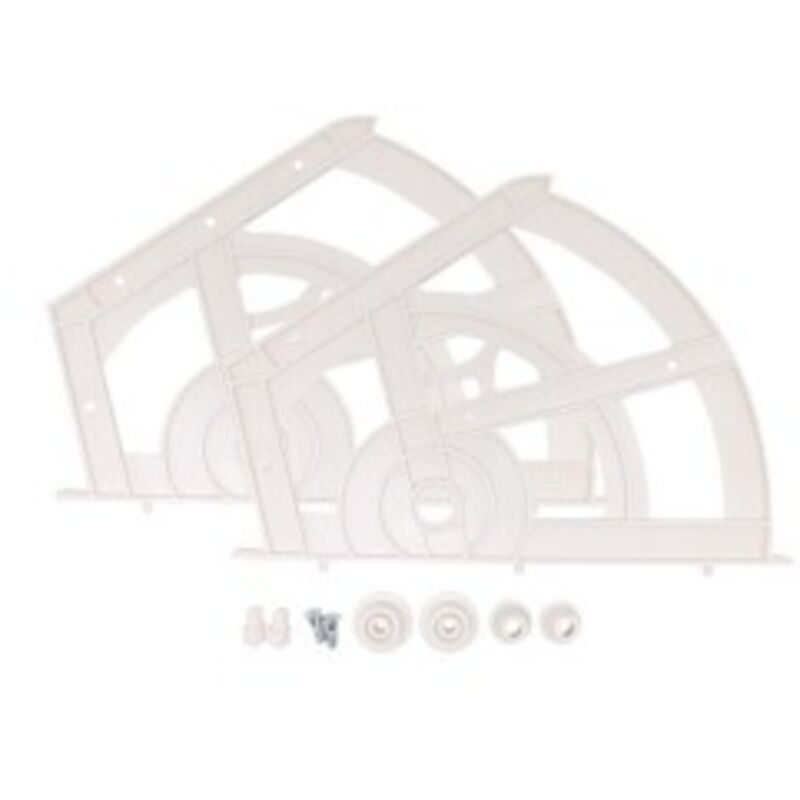 Micel - Kit de boussoles de rechange pour portes battantes d'étagères à chaussures (IA06) 94025