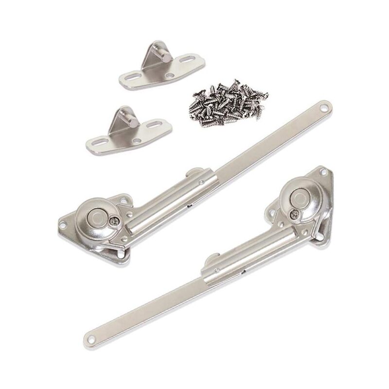 

Juego de compases para puertas elevables, fuerza 20-70 kg x cm, Acero y zamak, Niquelado