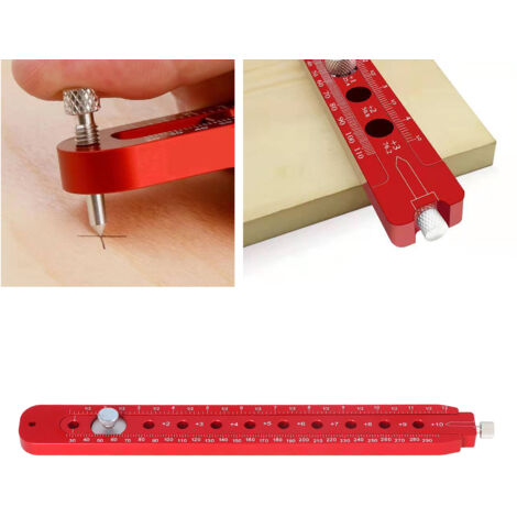 [Compass à tracer circulaire] Compass réglable pour bois et métaux - Aluminium 510g