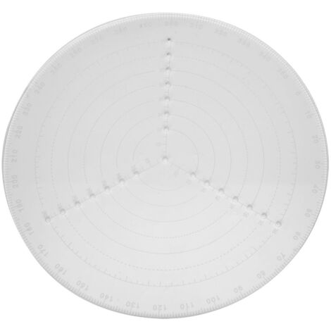 Compass en acrylique transparent pour trouver le centre du cercle en menuiserie