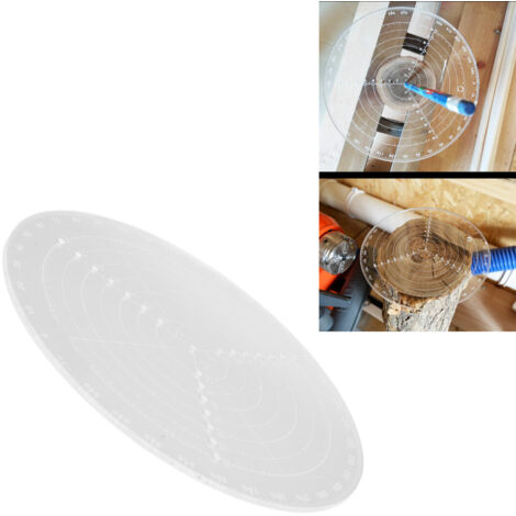 【Compass】[Compas Rond] + [Acrylic] + [20cm] + [Centre Finder pour Bois]