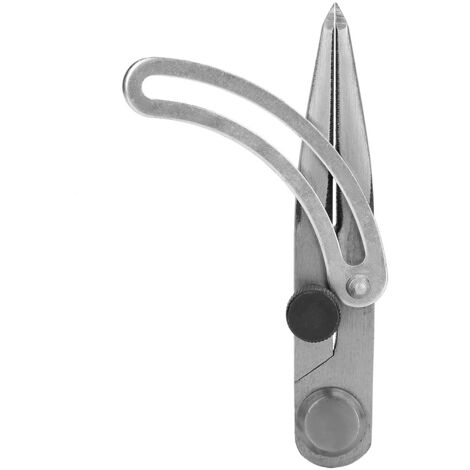 Compasses de Marquage en Cuir 100mm - Outil de Traçage et Gravure Rotatif pour Travail du Cuir