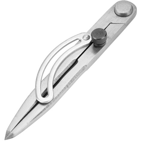 Compasses de précision en cuir avec pointes rotatives, 150 mm pour dessin technique