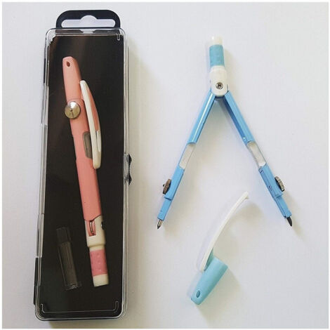 Compasso Compatto Portatile Per Disegni Tecnici Geometrico Scuola Lavoro Ufficio