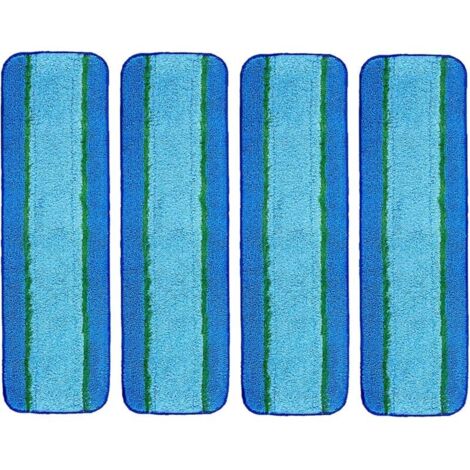 Compatibile con la confezione da 4 salviette per la pulizia profonda della gamma di mop Bona, salviette riutilizzabili in microfibra per la pulizia profonda e ricariche per mop per pavimenti in parque
