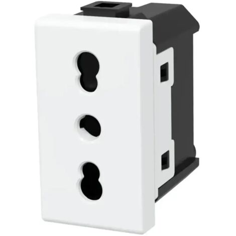 compatibile matix bianco presa bipasso 10-16A