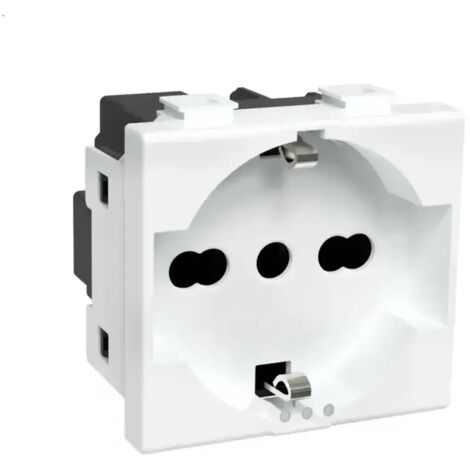 compatibile matix bianco presa schuko 10-16A