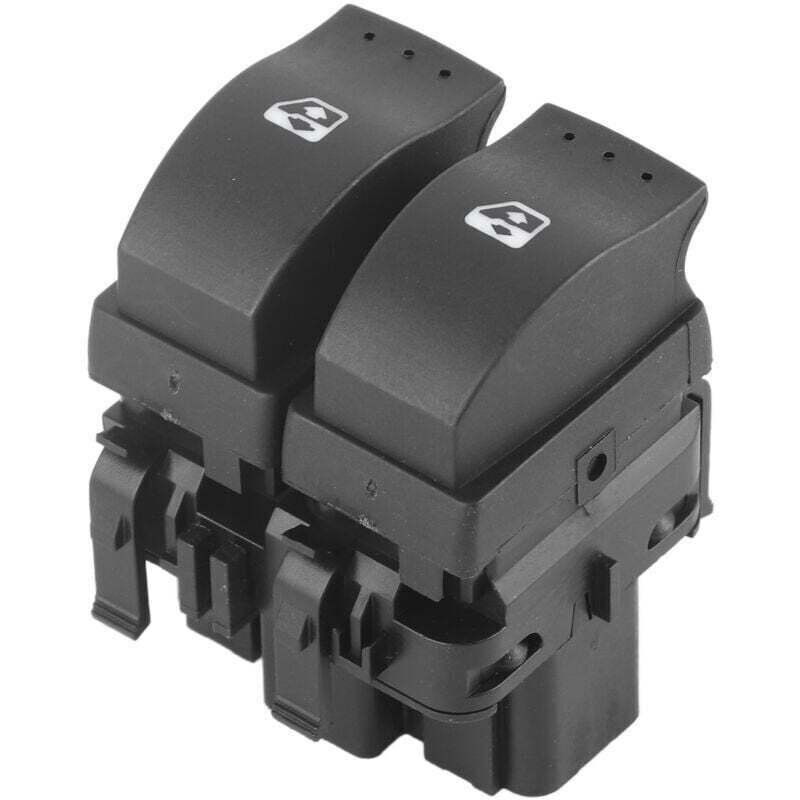 Compatible 10-pin power window switch button, Double button electric window control for Clio II 2 8200 060 045