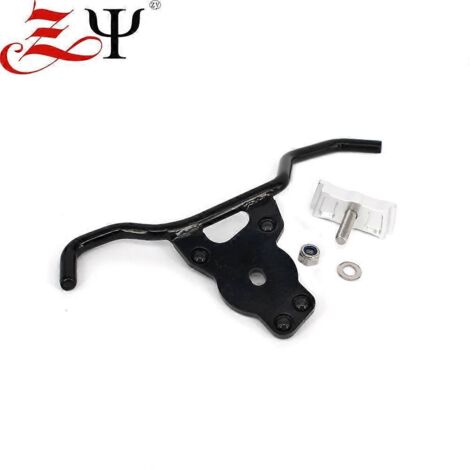 Compatible avec BMW R1200GS LC Waterbird Adv - Protection de fourche arrière, pare-chocs, feu arrière et support de garde-boue - Noir