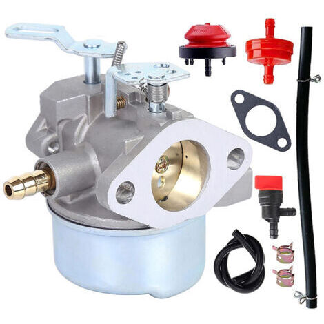 Compatible avec carburateur 640052 640054 640058 640058A 640349 pour générateur de souffleuse à neige Tecumseh HMSK80 HMSK90 HMSK100 LH318SA LH358SA 8HP 9HP 10HP 640052