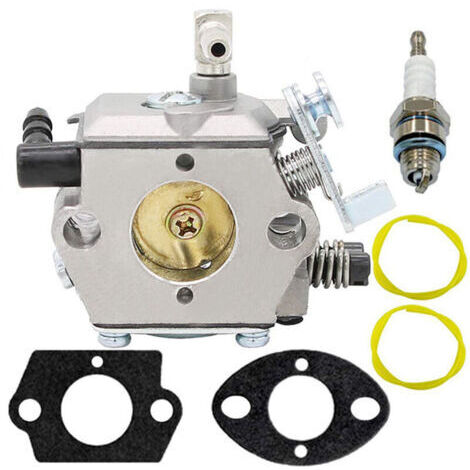 Compatible avec carburateur pour Stihl 028 028AV 028WB 028Q 028W SUPER Walbro WT-16B Tillotson HU-40 HU-40D avec bougie et joint