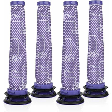 Compatible avec Dyson V6 V7 V8 de Remplacement Série, Rechange de Filtre Pré-Moteur , Filtre pour Aspirateur Dyson, Dyson Accessoire Filtre Pré-Moteur Gauzhuni  4 Pièce