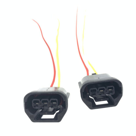 Compatible avec Honda Avancier, URV, Civic 10e génération, Accord : connecteur pour feux antibrouillard LED, phare, feu de jour, connecteur pour klaxon