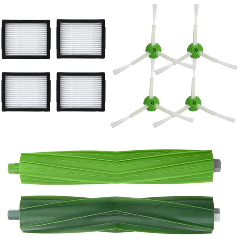 Galozzoit - Compatible avec irobot Roomba Kit de remplacement Accessoires Compatible avec i3/i3+/i4/i7/i7+/E5/E6/E7 Kit d'entretien pour aspirateur