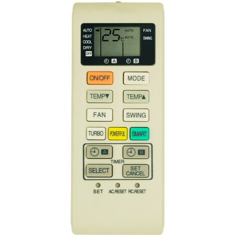 Compatible avec la télécommande du climatiseur Panasonic A75C4004