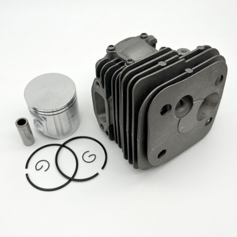 Compatible avec la tronçonneuse Husqvarna 365XT/365X-TORQ 372XP, ensemble cylindre 50 mm, bloc cylindre, kit piston, kit de révision moteur, pièces d'amélioration de puissance.