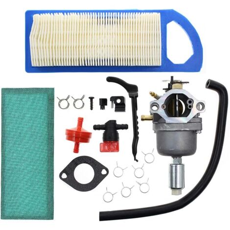 Compatible avec Le carburateur 791858 Briggs & Stratton 792358 791858 794572 799727 698620 793224 697190 697141 Craftsman Tondeuse à Gazon avec Filtre à air et à Carburant