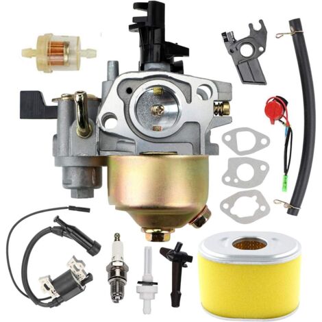 Compatible avec le carburateur GX160 GX200 avec kit de réglage du filtre à air 17210-ZE1-517 pour moteur Honda GX120 GX140 GX 160 GX168 GX200 5HP 5,5HP 6,5HP