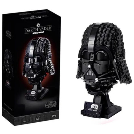 NEPTUNE Compatible avec le casque de Dark Vador LEGO Star Wars, kit de construction et d'exposition pour adulte, décoration d'intérieur Star Wars à collectionner, idée cadeau classique pour les fans de Star W