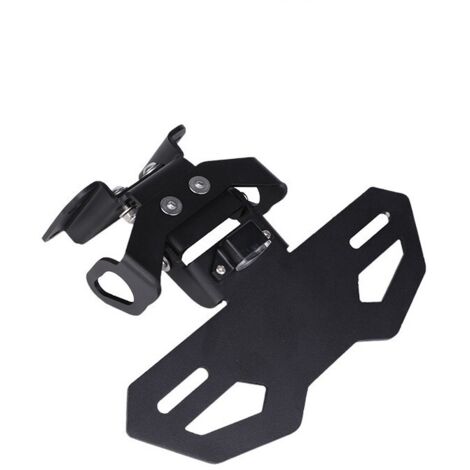 Compatible avec le support de plaque d'immatriculation Yamaha YZF R7 MT07, le support de plaque d'immatriculation moto et le porte-bagages arrière court.